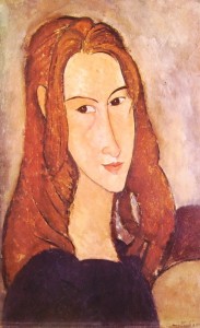Amedeo Modigliani: Testa di Jeanne Hébuterne, verso destra